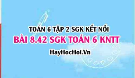 Bài 8.42 SGK Toán 6 tập 2 Kết nối tri thức